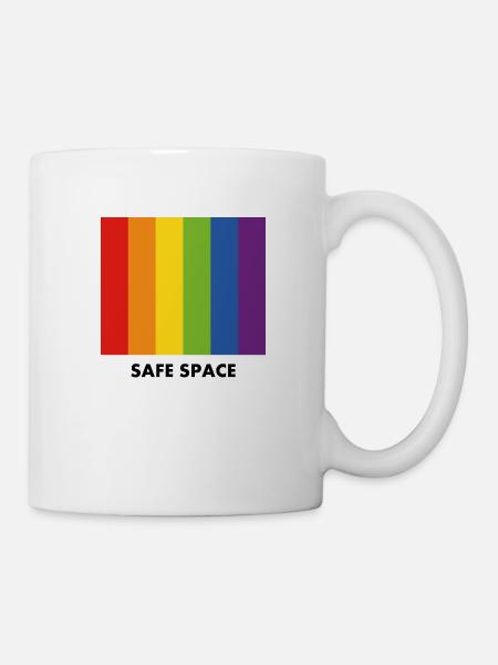 Safe Space Pride Verbündete - Tasse - Weiß