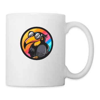 Tukan Vogel Comic Cool - Tasse - Weiß - Rechts