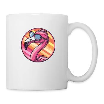 Flamingo Comic Cool - Mug - white - Right