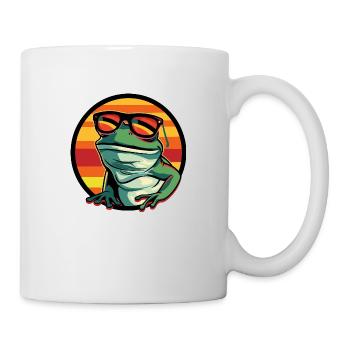 Frosch Cool Comic - Tasse - Weiß - Rechts