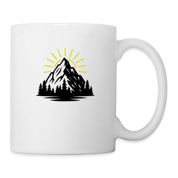 Mountain Nature Sun - Mug - white - Right