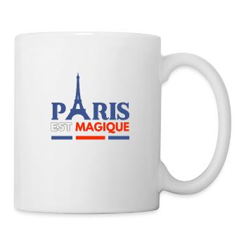 Paris magique – A tour Eiffel - Mug blanc - blanc - Droite