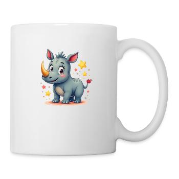 Nashorn Design - Tasse - Weiß - Rechts