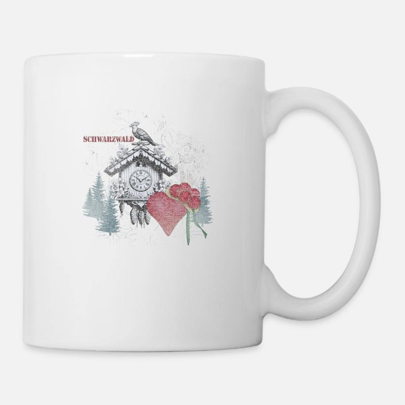 Schwarzwald - Tasse - Weiß