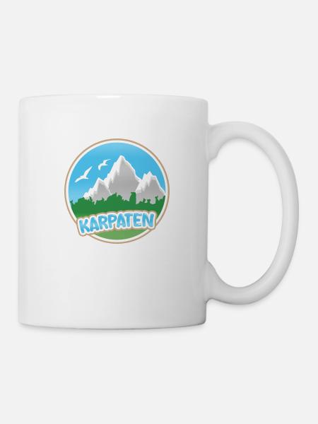 Karpaten - Tasse - Weiß