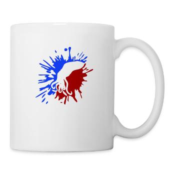 Octopus Paint Blobs Octopus Drops Graffiti Blobs - Mug - white - Right
