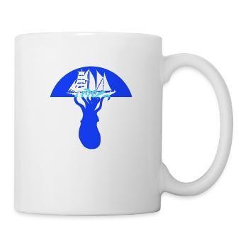 Octopus Ship Attack Sailing Sailing Ship Monster - Mug - white - Right