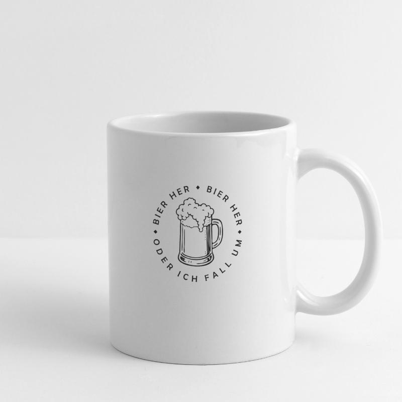 Bienen hier - Oder ich fall um! Tasse