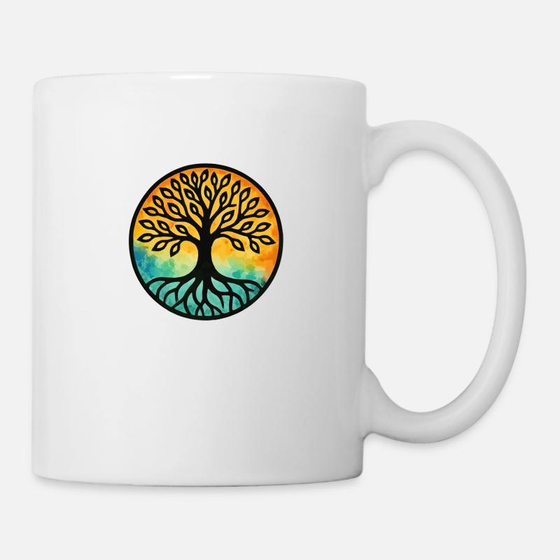 Arbre de vie - Mug blanc - blanc