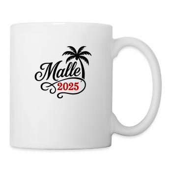 Malle 2025 Palme - Tasse - Weiß - Rechts
