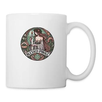 Roue Celtique de l’année Sabbat païen Design - Mug blanc - blanc - Droite