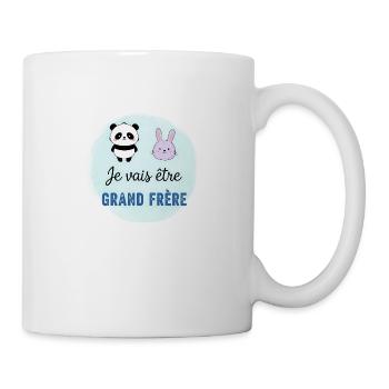 Zukünftiger großer Bruder - Bald großer Bruder - Tasse - Weiß - Rechts