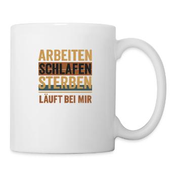 Travail - Mug blanc - blanc - Droite