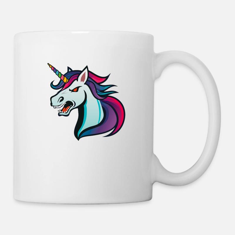 Unicorn Evil - Tasse - Weiß