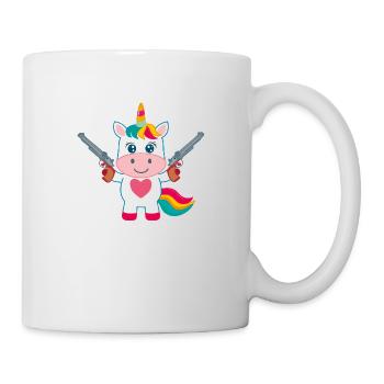Protecteur de bébé licorne - Mug blanc - blanc - Droite