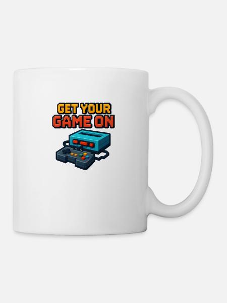 get your game on - Tasse - Weiß