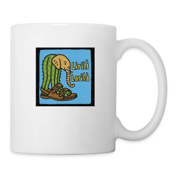 Lirili Larila Elefant - Italienische Hirnfäule - Tasse - Weiß - Rechts