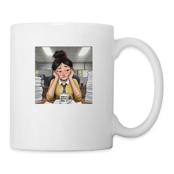 Another day at the office - Mug - white - Right