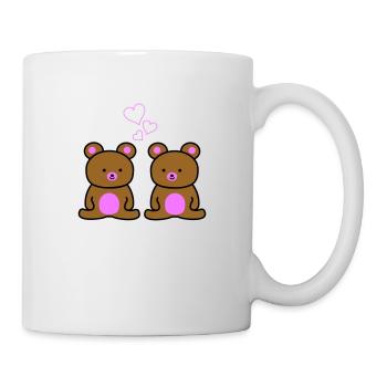 Teddy Love 1 - Mug blanc - blanc - Droite