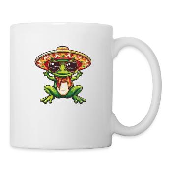 Frog Funny Sombrero - Mug - white - Right