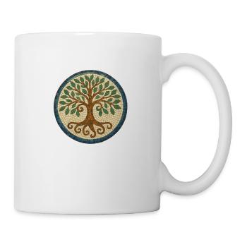 Tree of Life Mosaic - Mug - white - Right
