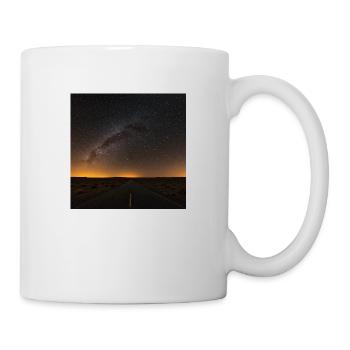 Starry sky at night - Mug - white - Right