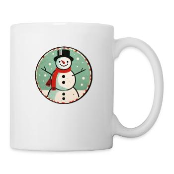 Snowman Classic Winter Fun Design - Mug - white - Right