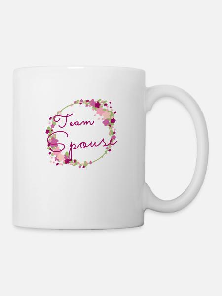 Team Spouse /Team Verlobte:r - Tasse - Weiß