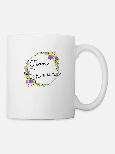 Team Spouse non binary/Team Verfiancé non binary - Mug blanc - blanc