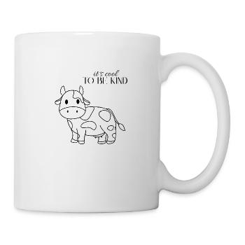 It's Cool to Be Kind – Kuh Design - Mug - white - Right