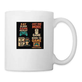 Gamer Life-Kombination - Tasse - Weiß - Rechts