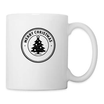 Frohe Weihnachten - Tasse - Weiß - Rechts
