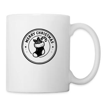 Frohe Weihnachten - Tasse - Weiß - Rechts