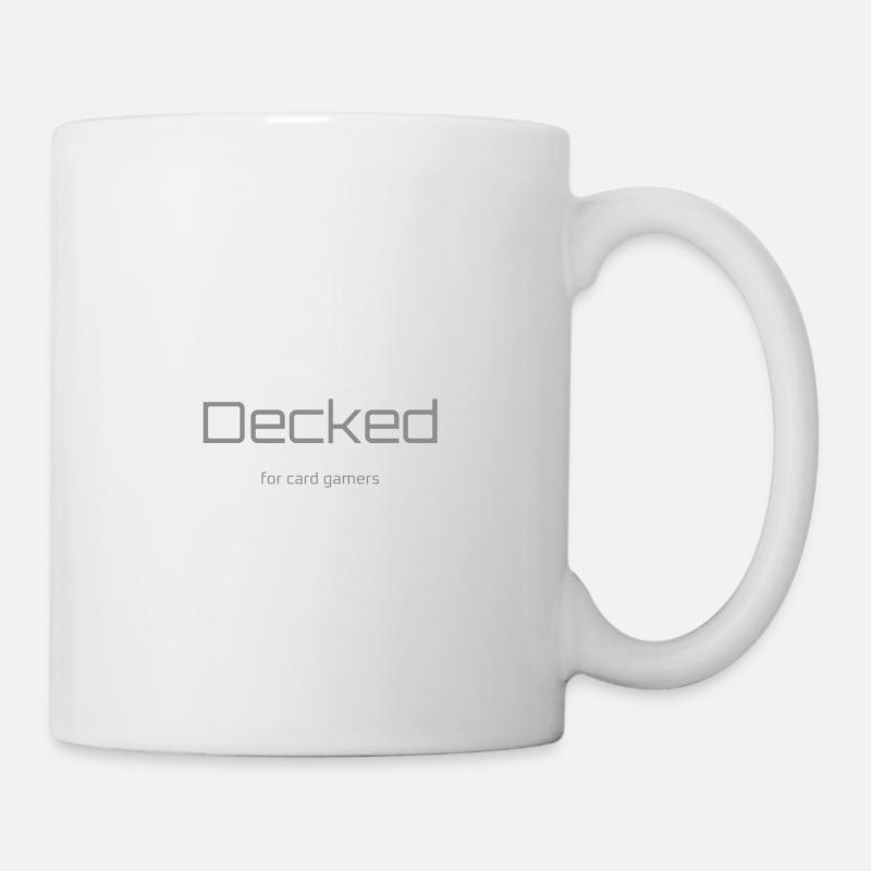 Decked logo clair - Mug blanc - blanc