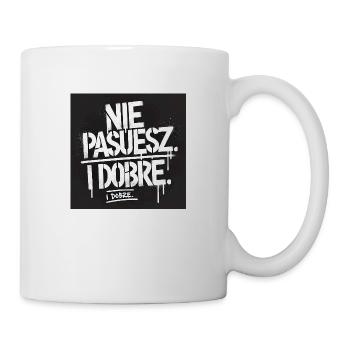 Es passt nicht Und es ist cool - Tasse - Weiß - Rechts