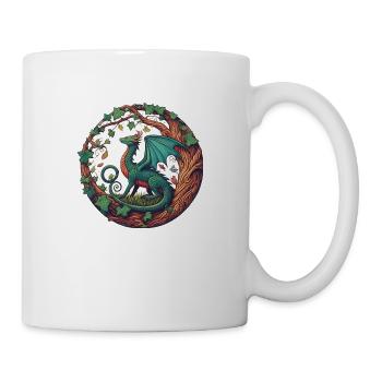 Enchanted Ivy Dragon - Mug - white - Right