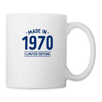 Fabriqué en 1970 - Edition limitée - Année de naissance - Mug blanc - blanc - Droite