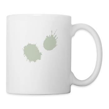 Splatter splashes of color - Mug - white - Right