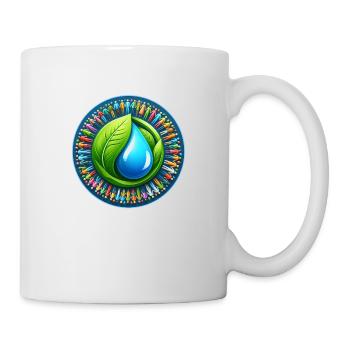 Natur und Umwelt Logo - Tasse - Weiß - Rechts