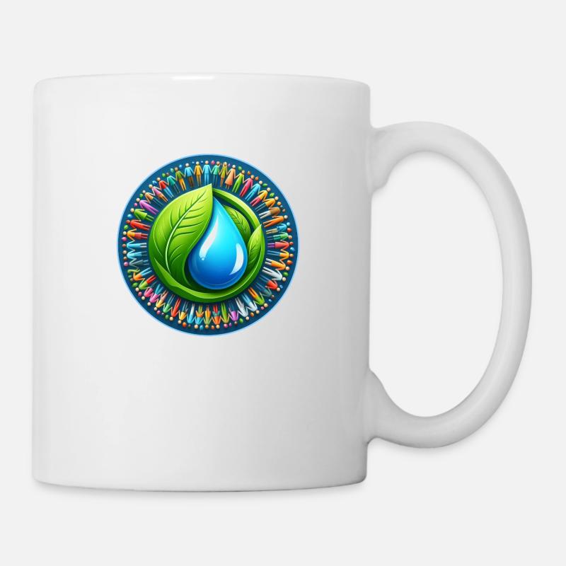 Nature and Environment Logo - Mug - white