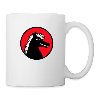 Horse Stallion Cool Pride Guy Riding Rider Hobby - Mug - white - Right