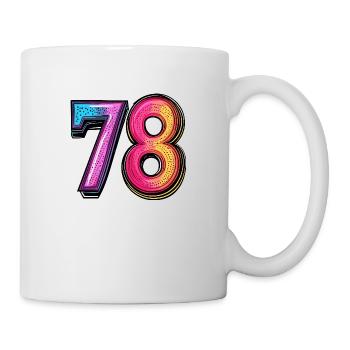 78 Number Comic - Mug - white - Right