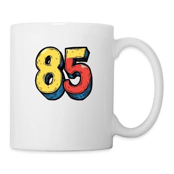 85 Number Comic - Mug - white - Right