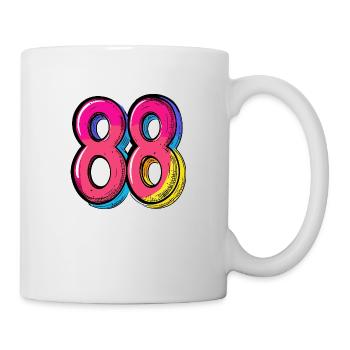 88 Number Comic - Mug - white - Right