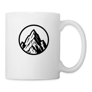 Berg Symbolik Mountain - Tasse - Weiß - Rechts