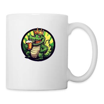 Bière d’alligator - Mug blanc - blanc - Droite