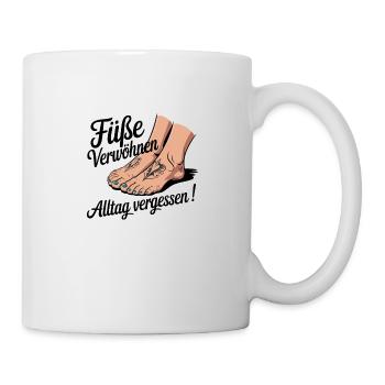 Pampering your feet – forgetting everyday life - Mug - white - Right