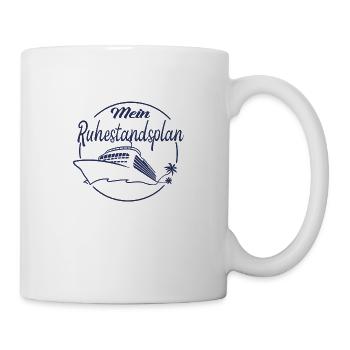 Chemise croisière femme My Retirement Plan - Mug blanc - blanc - Droite