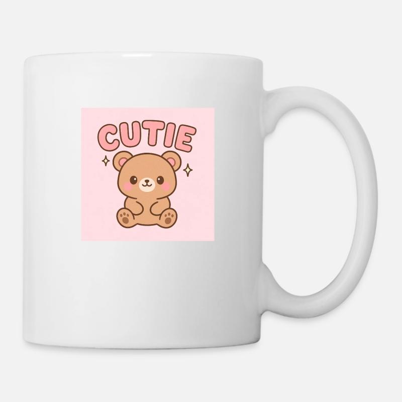 Ours mignon - Mug blanc - blanc