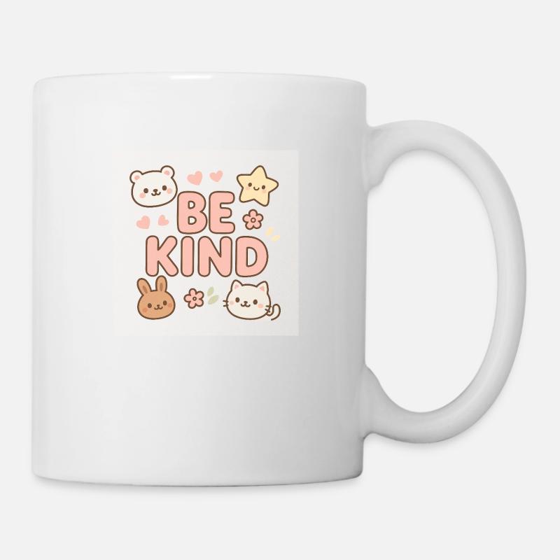 Be kind - Design mignon - Mug blanc - blanc